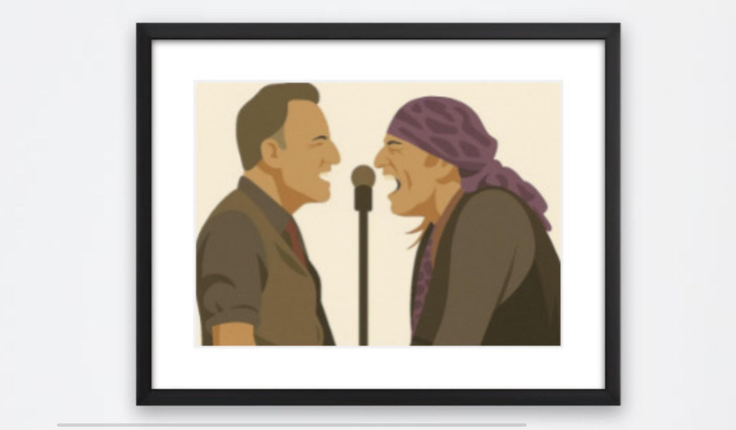 Springsteen & Van Zandt Artwork