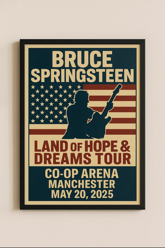 Bruce Springsteen Concert Poster - 20th May, Manchester