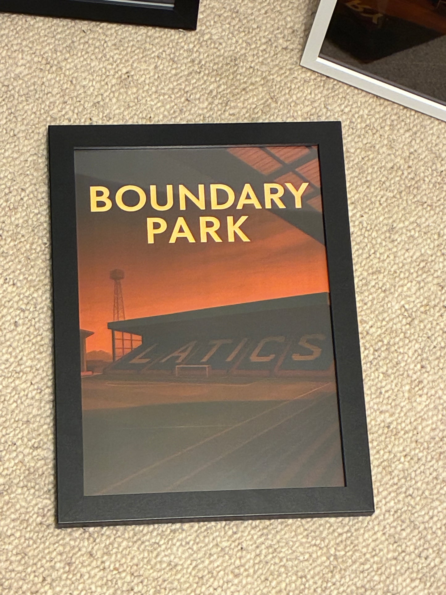 Boundary Park Stadium Print - Oldham Athletic